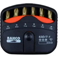 Bahco 1/4´´ Diamantbitsæt Med Bitholder Til Phillips-pozidriv-og Torx-skruer