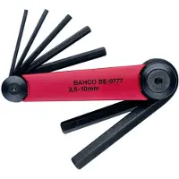 Bahco BE-9777, 2.5,3,4,5,6,8,10 mm, 410 g