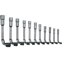Bahco Metric Double End Offset With 12x6 Point Dynamic-drive Profile Socket Set Topnøgle 11 Enheder