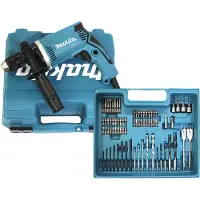 Makita HP1631KX3 - Hammerbor - 710 W - 1-hastigheds - nøgleløs borepatron 13 mm