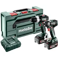 Metabo COMBO 18V SB 18 LT BL + SSD 18 LT 200 BL 2*5.2Ah sæt med elværktøj