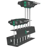 Wera 467/7 TORX HF Set 2 Screwdriver set T-handle TORX screwdrivers with holding function 7 pieces