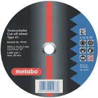 Metabo 616135000, Skæreskive, Fladcenter, Stål, , 2,22 cm, 30 cm