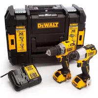 DeWalt DCK2110L2T-QW, Skruemaskine, Sort, Gul, 12 V, Lithium-Ion (Li-Ion), 440 mm, 330 mm