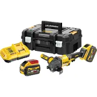 DeWalt DCG418X2-QW, 9000 rpm, 12,5 cm, Batteri, 9 At, 2,18 kg