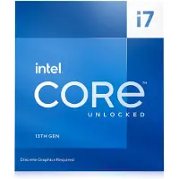 Intel Core i7-13700KF (Raptor-Lake)- 16-Core (8 P-kerner & 8 E-kerner) - 24 tråde - 4,2 GHz (Op til 5,4 GHz - Turbo Boost) - LGA1700-Socket - Box (Uden køler)