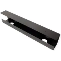 Value kabelbakke, sort, stål 600x114x76 mm - til montering under bord