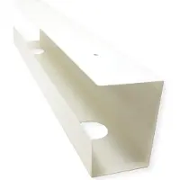 Value kabelbakke, hvid, stål 600x114x76 mm - til montering under bord