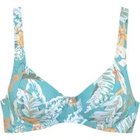 Sunseeker Bikinioverdel creme / blå / khaki / orange