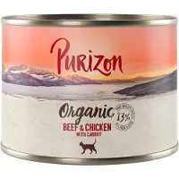Purizon Organic 6 x 200 g - Øko and & øko Kylling med øko Zucchini
