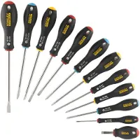 Stanley Set med 12 skruvmejslar - FATMAX - FMHT65426-0 - Elektriker + mekaniker + Phillips + Pozidriv