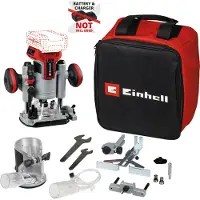 Einhell TP-RO 18 Set Li BL, Børstefri, Sort, Rød, Sølv, 30000 rpm, 6, 8 (5/16), 3,5 cm, Batteri - SOLO