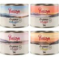 Purizon Økonomipakke Organic 12 x 200 g - Mixpakke: 4 Varianter