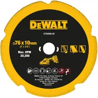 DeWalt DT20590-QZ, Kontinuerlig kantdiamantskive, Tørskæring, Metal, 1 cm, 7,6 cm, 3 mm