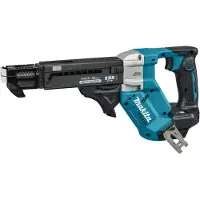 Makita DFR551Z - Skruetrækker med automatisk fremføring - batteridrevet - 1/4 indvendig sekskant - 4 mm - uden batteri - 18 V - SOLO