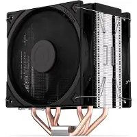 Endorfy Fera 5 Dual Fan - Processor-køler - (for: LGA775, AM2+, LGA1366, AM3+, FM1, FM2+, LGA2011-3, LGA2011 (Square ILM), AM4, LGA2066, LGA1200, LGA1700, AM5, LGA115x Socket) - 120 mm - sort