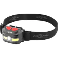Ansmann HD250RS - Lommelygte til hovedet - LED x 2 - total: 9 W - sort