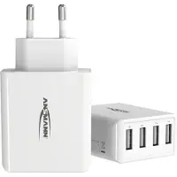 Ansmann HOME CHARGER HC430 USB- LADER / NETDEL 4 USB-PORTE