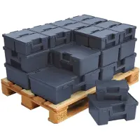 Raaco Solid 1, Sort, Polypropylen (PP), Støvresistent, Stødresistent, Vandtæt, 275 mm, 175 mm, 125 mm
