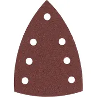 Milwaukee slibepapir sch/oscillerende delta 100 mm x 147 mm P180, 7 huller (10 stk.)