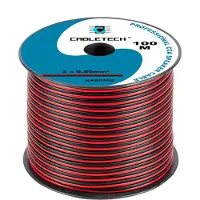 Cabletech Kolonėlių kabelis CCA 0.50mm 100m