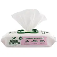 Beco Bamboo Dog Wipes hypoallergen servietter til hunde (80 stk.)