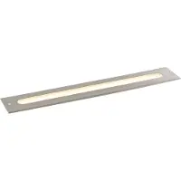 QAZQA Moderne jordspot stål 50 cm inkl. LED IP65 - Eline