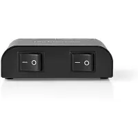 Nedis 2-ports Højttalerkontrolboks Med Terminalklemmer 150w/kanal Aluminium