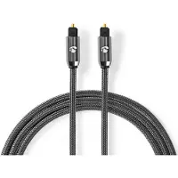 Nedis CATB25000GY10, TOSLINK, Hanstik, TOSLINK, Hanstik, 1 m, Grå