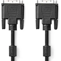 Nedis Dvi-kabel Dvi-d 24+1 Pin Han Til Han 2560x1600 Nikkelbelagt Lige Pvc 10 M