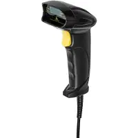 Nedis BSCN1D100BK, Stregkodemodul stregkodelæser, 1D, Laser, 60 cm, Ledningsført, USB