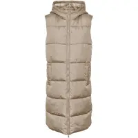 Pieces Pcbee Lang Vatteret Vest