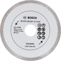 Bosch Powertools Bosch - Diamantskæreskive - for keramik - 115 mm - for UniversalGrind 18V-75