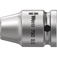 Wera 780 B, Sokkel, 3/8, Britisk, 1 hoved(er), 5/16, Krom-vanadium-stål