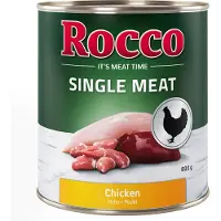 Rocco Økonomipakke: Single Meat 12 x 800 g - Kylling