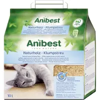 Anibest Naturlig kattegrus - 2 x 10 l (ca. 4,3 kg)