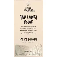 Four Reasons Fire grunde til original takeaway -farve - Ice Ice Blondy - 10.01 Bright Ash Blonde - Demi -Permanent Hair Color - Ammoniak -fri og duftfri hårfa