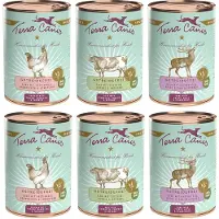 Terra canis Kornfri 6 x 400 g - Mixpakke: (3 varianter)