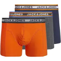 Jack & Jones Boksershorts 'MYLE' navy / grå / orange / hvid