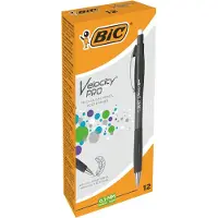 BIC ATLANTIS - Mekanisk blyant - grafit - HB - 0.7 mm - tilbagetrækkelig - med viskelæder (pakke med 12)