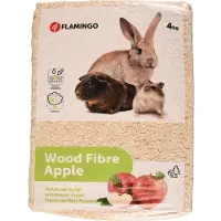 Flamingo rodent litter med æbler 4 kg