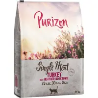 Purizon Single Meat Kalkun med Lyngblomster - 2,5 kg