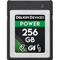 Delkin Atminties kortelė „CFexpress G4“ maitinimo šaltinis I tipo B I R1780/W1700 (G4) 256 GB