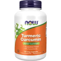 Now , Turmeric Curcumin, 120 Vegansk Kapsler (665 mg per Kapsel)