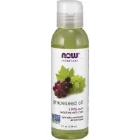 Now , Solutions, Grapeseed Olie, 4 fl oz (118 ml)