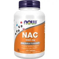 Now , NAC, 1,000 mg, 120 Tabletter