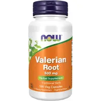 Now , Valeriansvamp, 500 mg, 100 Veg Capsules