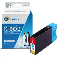 WL Blækpatron cyan, erstatter Canon PGI-1500XLC KCB560 Modsvarer: PGI-1500XLC