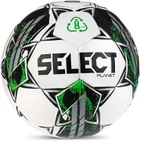 Select Fodbold Planet V23 - Hvid/Grøn/Sort, størrelse Ball SZ. 5