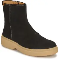 El naturalista El Naturalistatil kvinder. 259011101005_001 Ankelstøvler i læder N5901 Silk Suede Black / Arpea (41), Sort, Fast, 1-3 cm, Lynlås, Casual